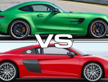 Audi R8 V10 vs Mercedes AMG GT S: Η απόλυτη κόντρα δύο σούπερκαρ με παραπλήσια ιπποδύναμη (βίντεο)